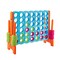 3.5 Feet Tall Jumbo 4 to Score Giant Game Set with 42 Jumbo Rings